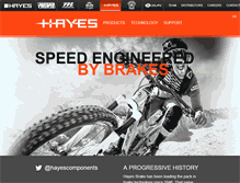 Tablet Screenshot of hayesdiscbrake.com